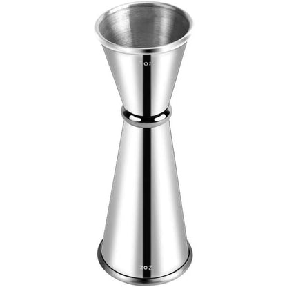Stainless Steel 30/60ml Cocktail Wine Shaker Measure Cup Double Shot Drink Spirit Measure Jigger Kitchen Supplies gadget
